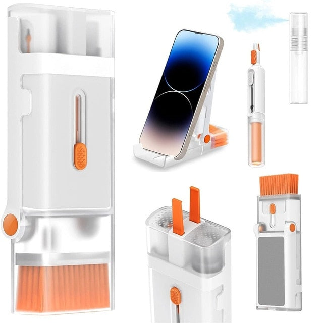 20-in-1 Cleaner kit Computer Keyboard Brush Earphones Cleaning Pen Screen Cleaning Spray Bottle Set Cleaning Tools Keycap Puller