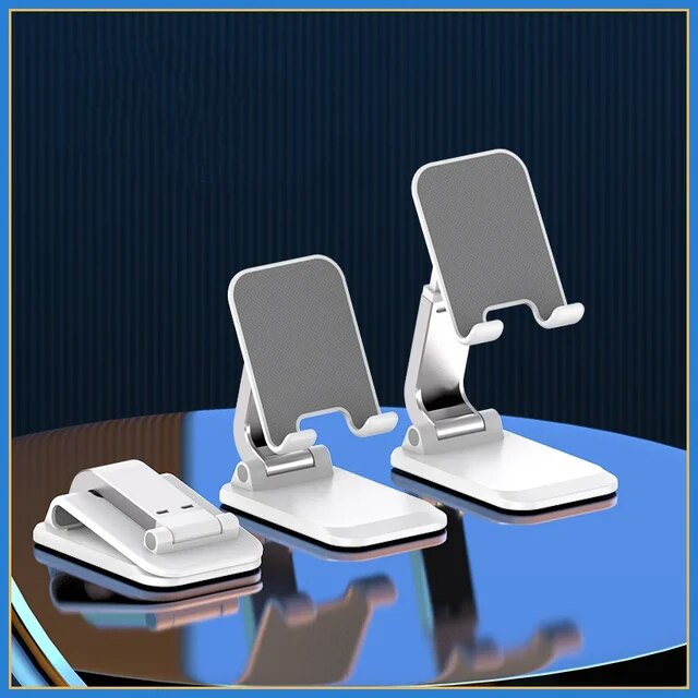 Foldable Metal Desktop Mobile Phone Stand For iPad iPhone 13 X Smartphone Support Tablet Desk Cell Phone Portable Holder Bracket