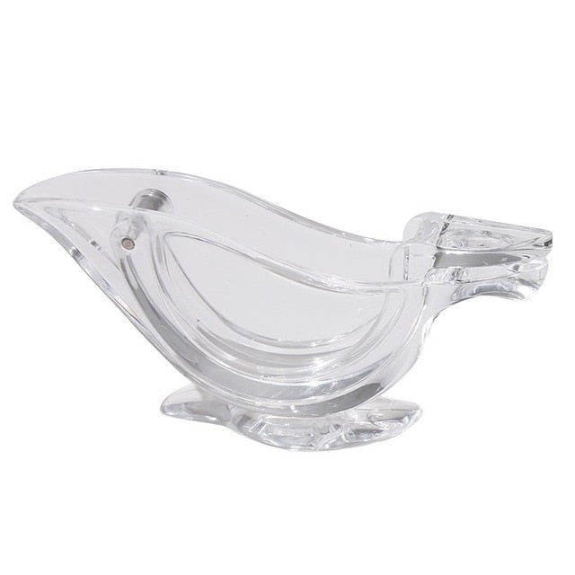 Lemon Manual Juicer Press Squeeze Fruit Mini Manual Juicer Bird Shape Transparent Portable For Orange Kitchen Home Slip Tool