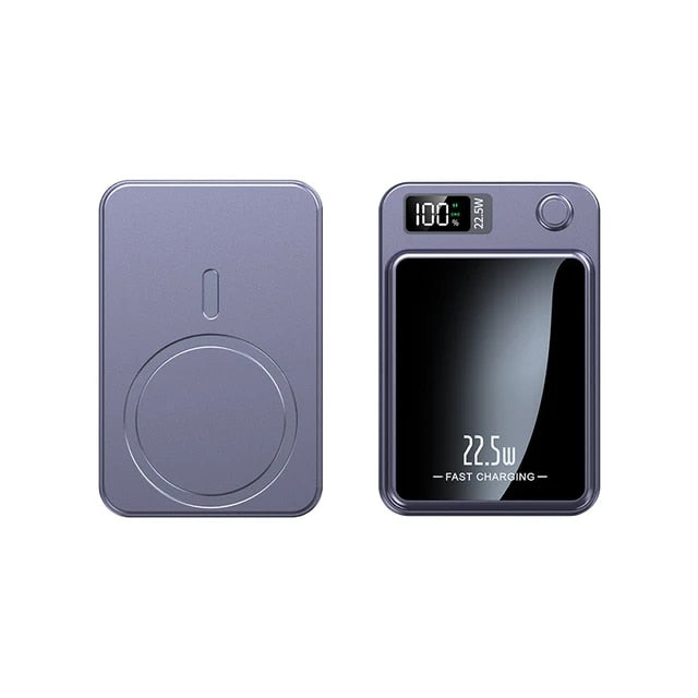 Magnetic Wireless Power Bank 30000mAh 22.5W Fast Charging External Battery Charger for Huawei Samsung iPhone 12 PD 20W Powerbank