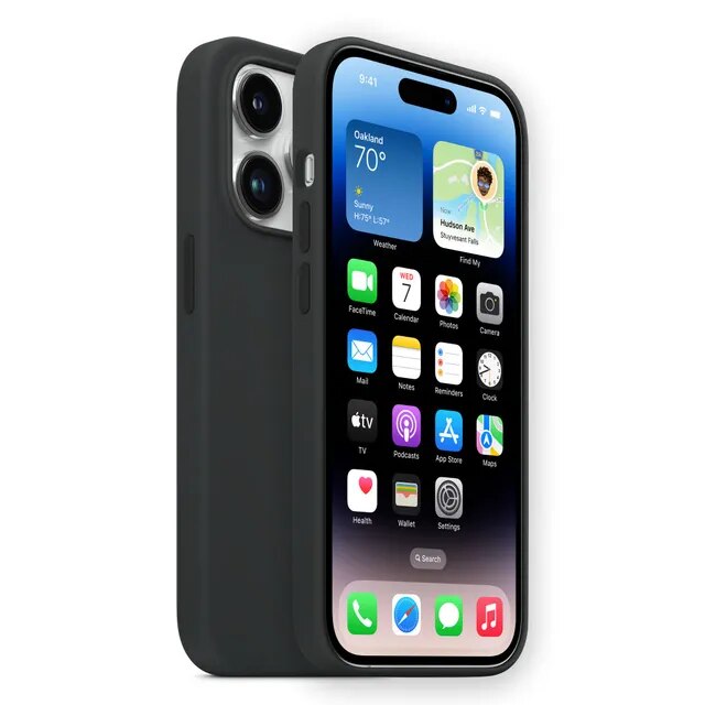 Original Apple Silicone Case For iPhone 14 Pro Max With Magsafe Cover Wireless Magnetic Charging For iPhone 14 Plus Cases
