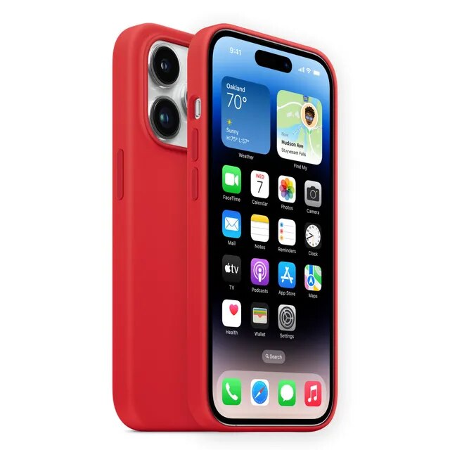 Original Apple Silicone Case For iPhone 14 Pro Max With Magsafe Cover Wireless Magnetic Charging For iPhone 14 Plus Cases