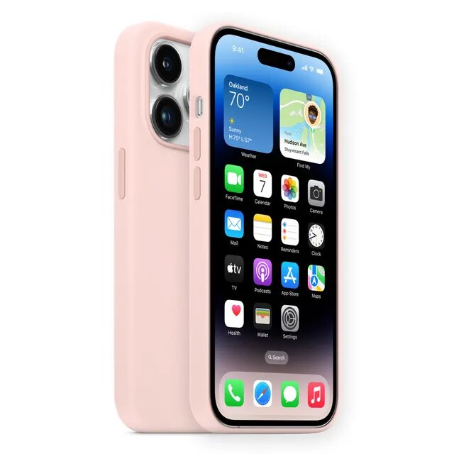 Original Apple Silicone Case For iPhone 14 Pro Max With Magsafe Cover Wireless Magnetic Charging For iPhone 14 Plus Cases