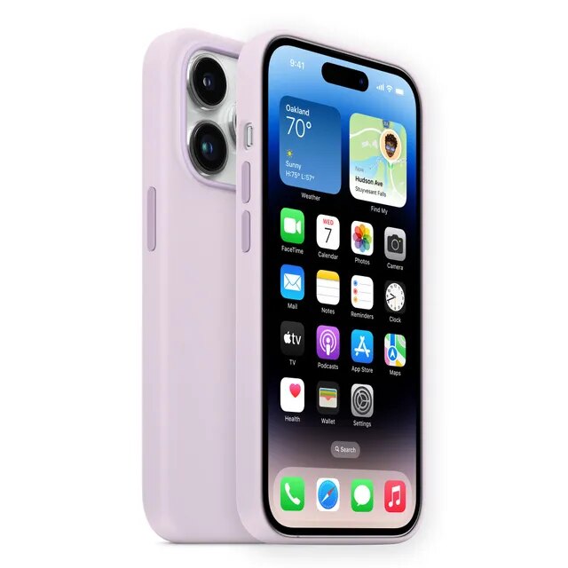 Original Apple Silicone Case For iPhone 14 Pro Max With Magsafe Cover Wireless Magnetic Charging For iPhone 14 Plus Cases