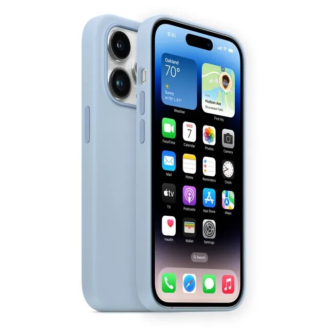 Original Apple Silicone Case For iPhone 14 Pro Max With Magsafe Cover Wireless Magnetic Charging For iPhone 14 Plus Cases