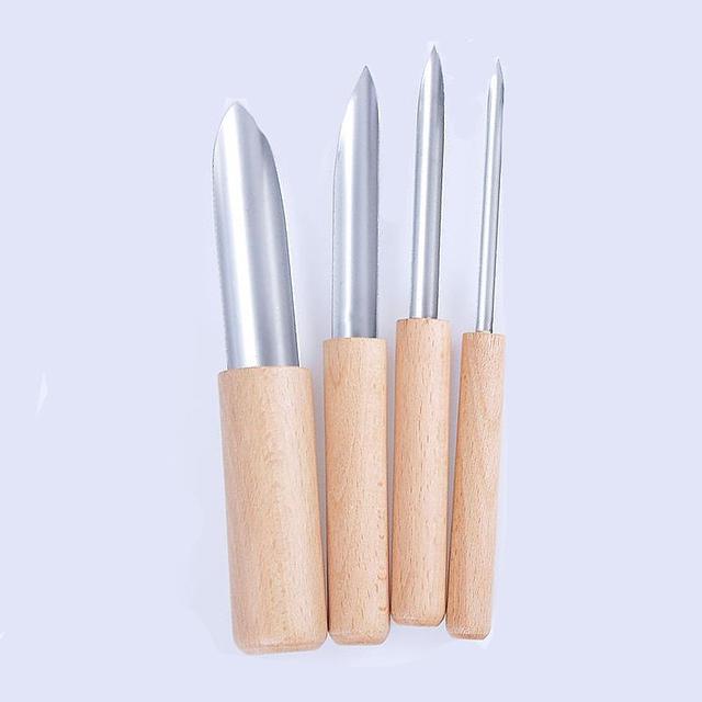 Pottery Sculpting Tools Set Ceramic Detail texture Shaping Blade Clay Modeling Stainless Steel Tool Kit Carving Hole Punch