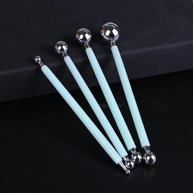 Pottery Sculpting Tools Set Ceramic Detail texture Shaping Blade Clay Modeling Stainless Steel Tool Kit Carving Hole Punch