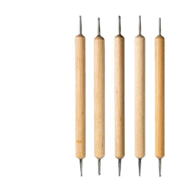 Pottery Sculpting Tools Set Ceramic Detail texture Shaping Blade Clay Modeling Stainless Steel Tool Kit Carving Hole Punch