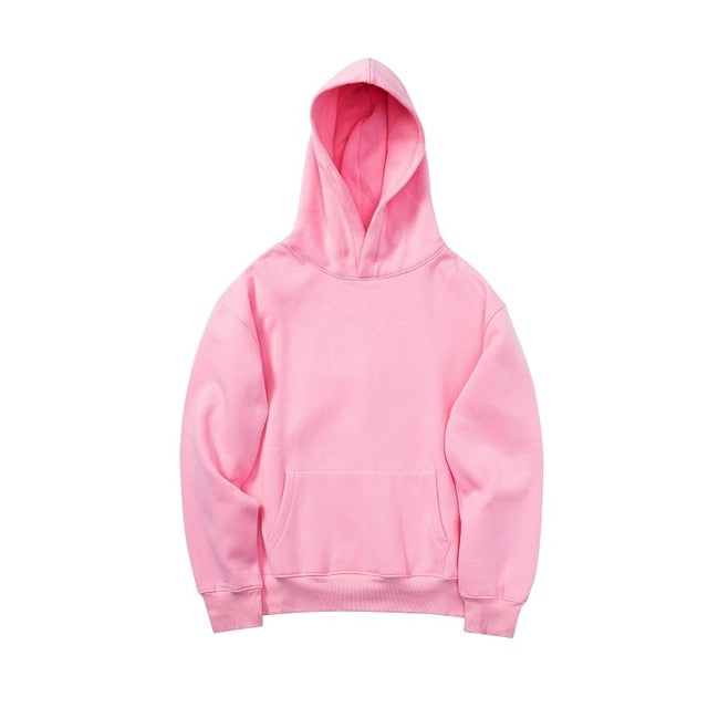QoolXCWear Very good quality nice hip hop hoodies with fleece WARM winter mens kanye west hoodie sweatshirt swag solid pullover