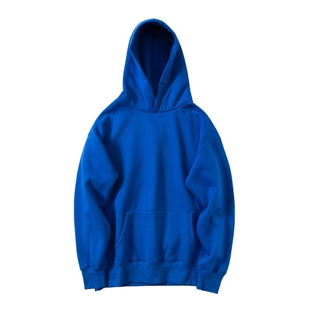 QoolXCWear Very good quality nice hip hop hoodies with fleece WARM winter mens kanye west hoodie sweatshirt swag solid pullover