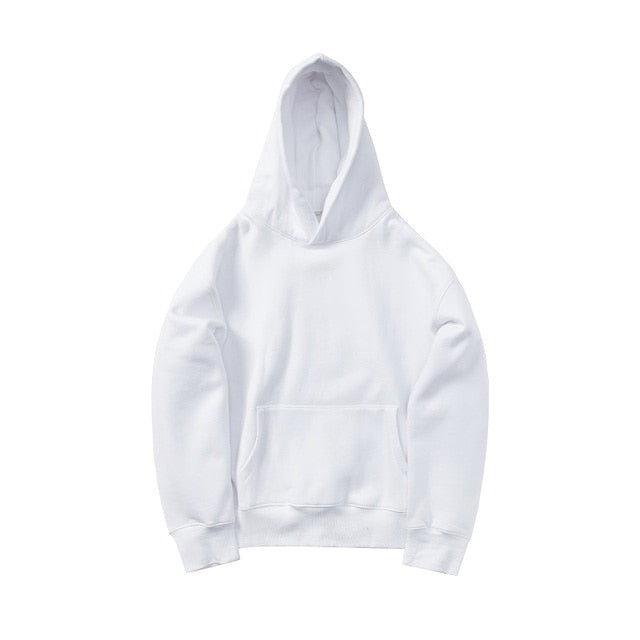 QoolXCWear Very good quality nice hip hop hoodies with fleece WARM winter mens kanye west hoodie sweatshirt swag solid pullover