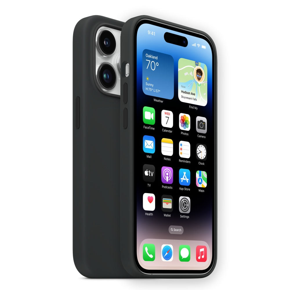 Original Apple Silicone Case For iPhone 14 Pro Max With Magsafe Cover Wireless Magnetic Charging For iPhone 14 Plus Cases