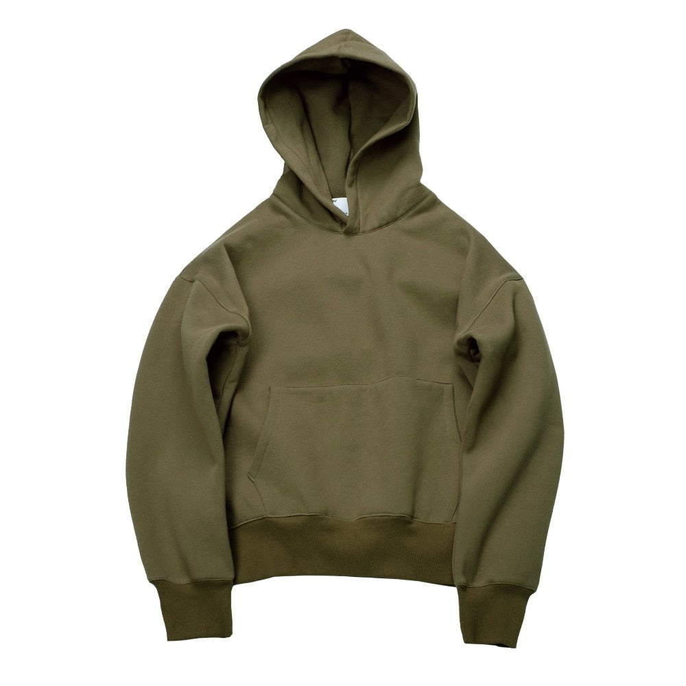 QoolXCWear Very good quality nice hip hop hoodies with fleece WARM winter mens kanye west hoodie sweatshirt swag solid pullover