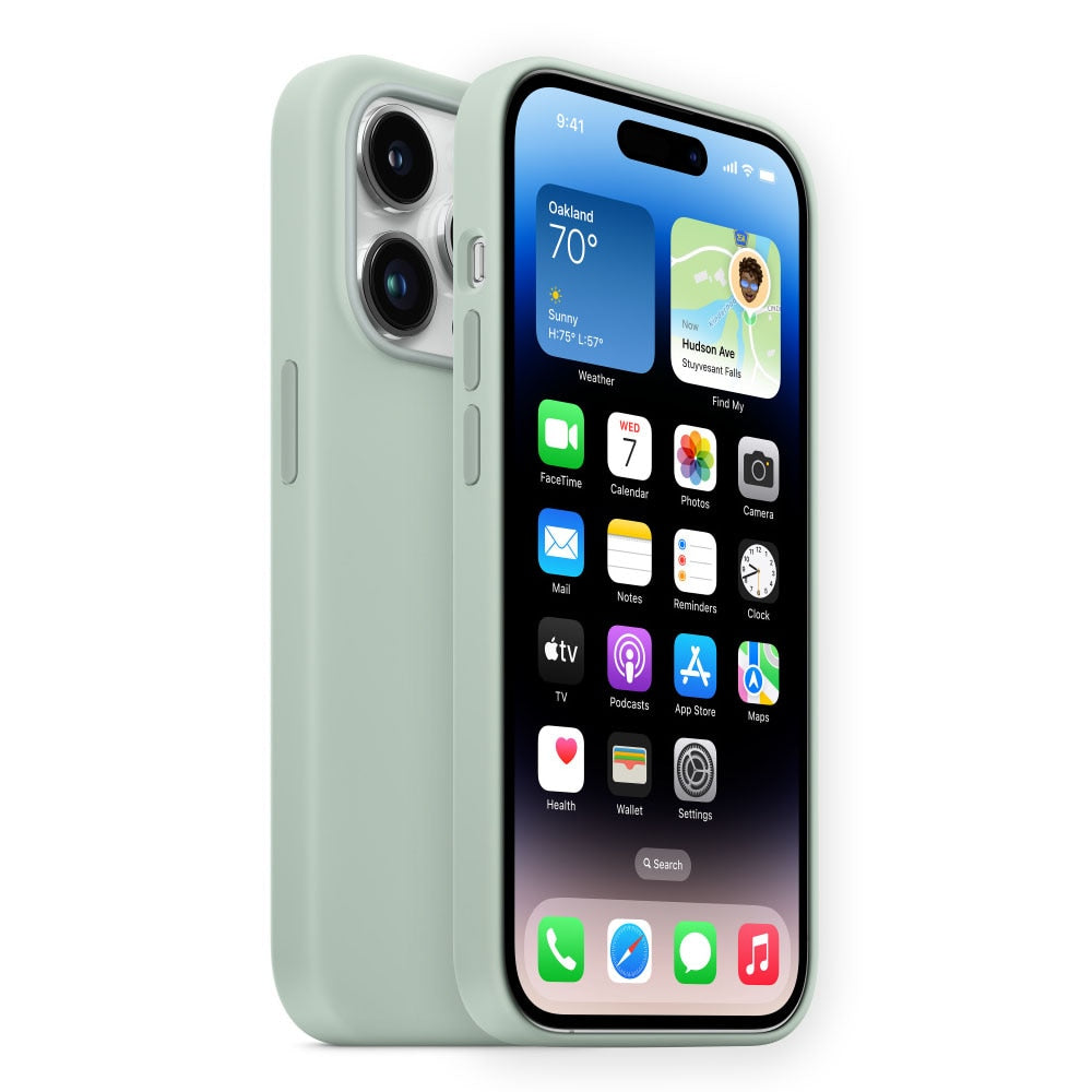Original Apple Silicone Case For iPhone 14 Pro Max With Magsafe Cover Wireless Magnetic Charging For iPhone 14 Plus Cases