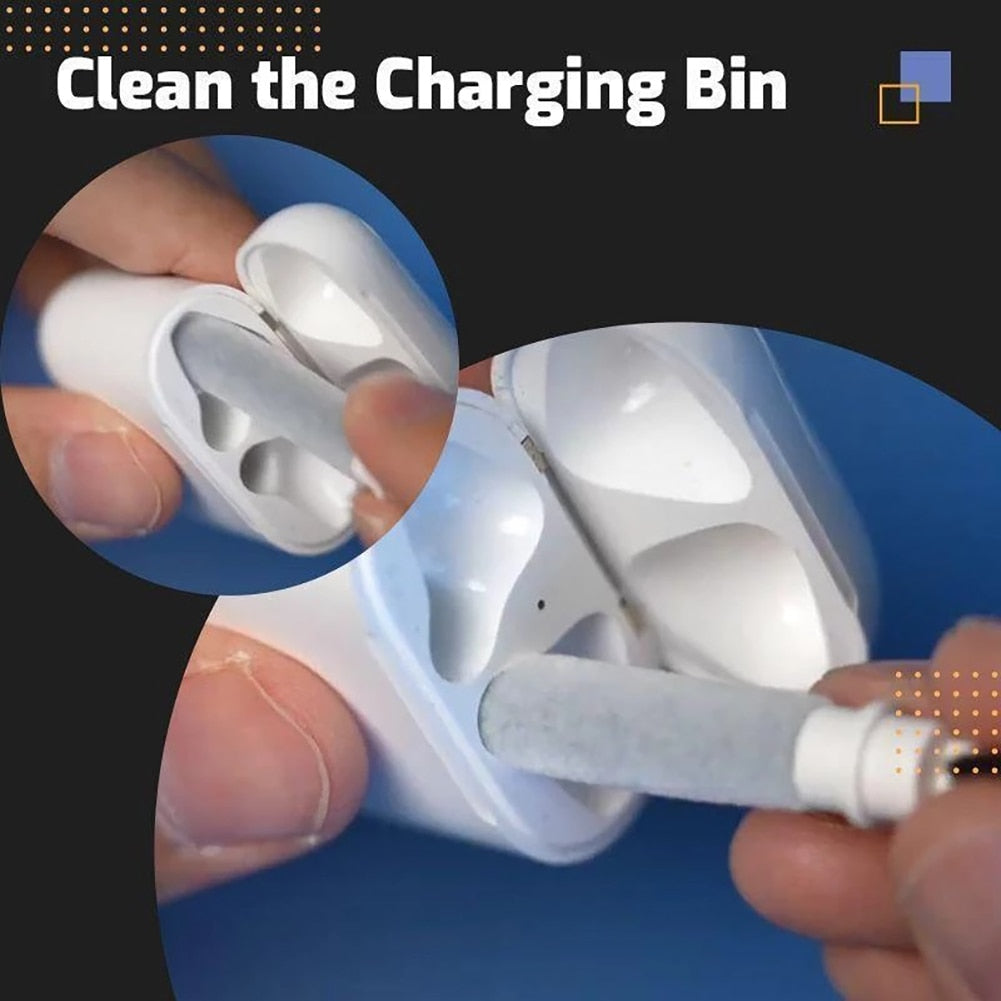 Bluetooth Earphone Cleaner Kit For Airpods Pro 1 2 3 Earbuds Case Cleaning Pen Brush Tool For Xiaomi Huawei Lenovo Headset