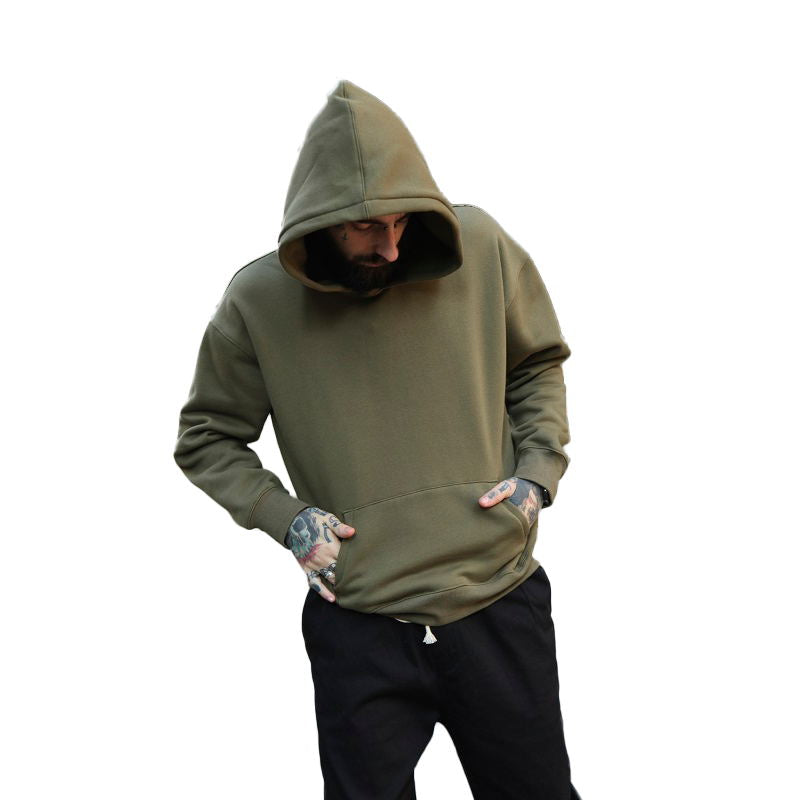 QoolXCWear Very good quality nice hip hop hoodies with fleece WARM winter mens kanye west hoodie sweatshirt swag solid pullover