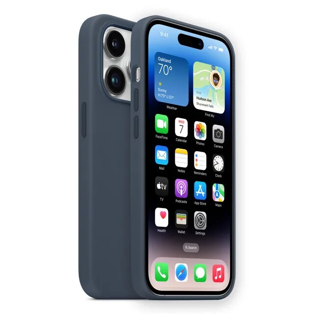 Original Apple Silicone Case For iPhone 14 Pro Max With Magsafe Cover Wireless Magnetic Charging For iPhone 14 Plus Cases