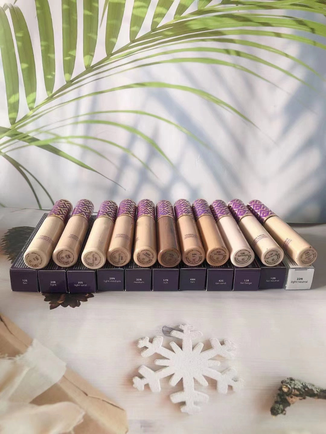 Concealer Foundation For Dark skin Liquid Primer Cosmetic tan sand rich fair beige neutral Makeup Waterproof Cosmetic Dropship
