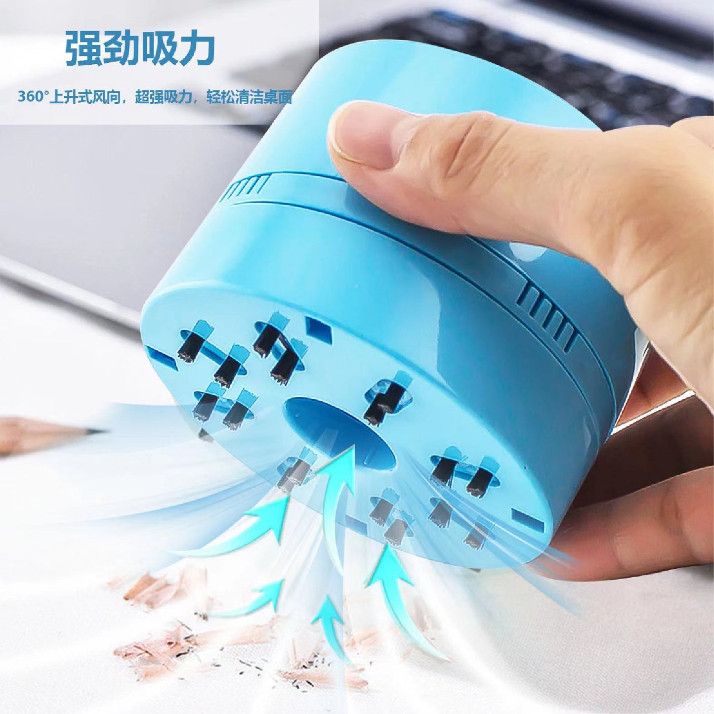 Mini Desktop Cleaner Portable Vacuum Cleaner Car Office Desk Dust Home Table Sweeper Desktop Cleaner Car Electrical Appliances