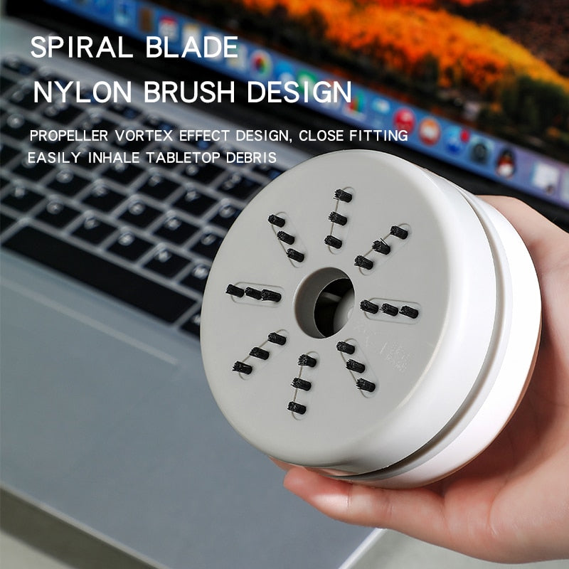 Mini Vacuum Cleaner Office Desk Dust Home Table Sweeper Desktop Cleaner USB Portable Home Sweeping Robot For Child Student