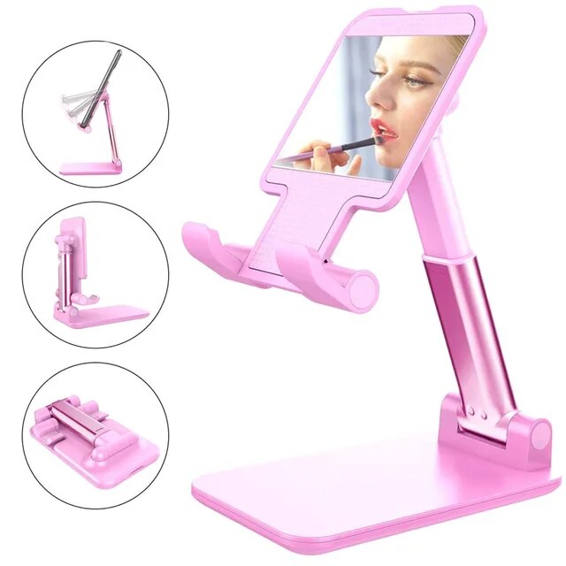 New Desk Mobile Phone Holder Stand For iPhone iPad Xiaomi Adjustable Desktop Tablet Holder Universal Table Cell Phone Stand