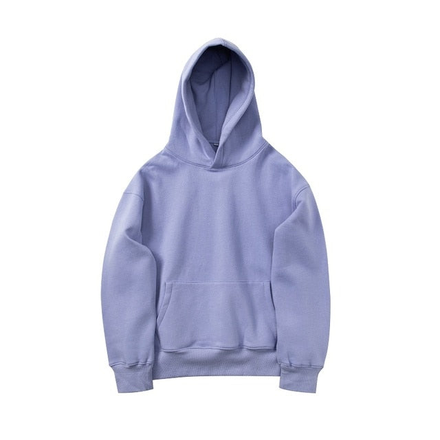 QoolXCWear Very good quality nice hip hop hoodies with fleece WARM winter mens kanye west hoodie sweatshirt swag solid pullover