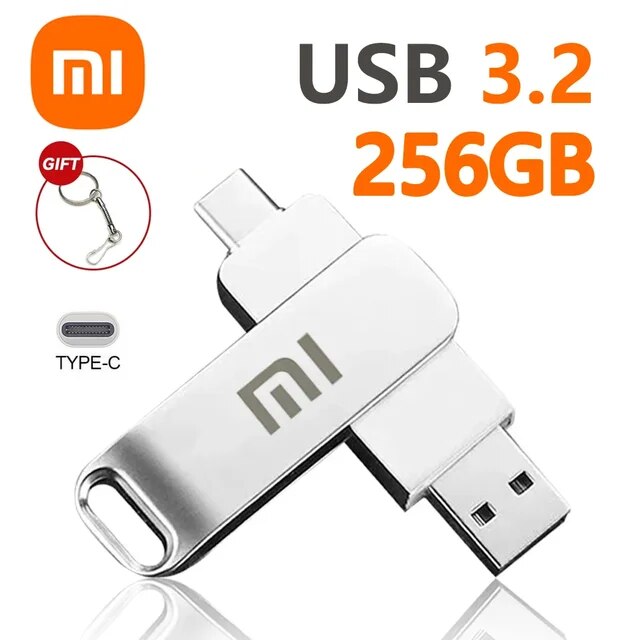 Xiaomi 16TB USB 3.2 Flash Drives High Speed Transfer Metal Pendrive Memory Card Pendrive Flash Disk Memoria Waterproof Stick New