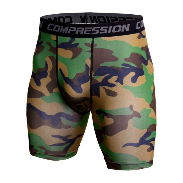 Camoflage Joggers Shorts Men Gyms Quick Dry Compression Short Pants Man’s Shorts Fitness Workout Summer Sweatpants Male Shorts
