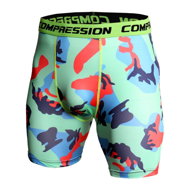 Camoflage Joggers Shorts Men Gyms Quick Dry Compression Short Pants Man’s Shorts Fitness Workout Summer Sweatpants Male Shorts