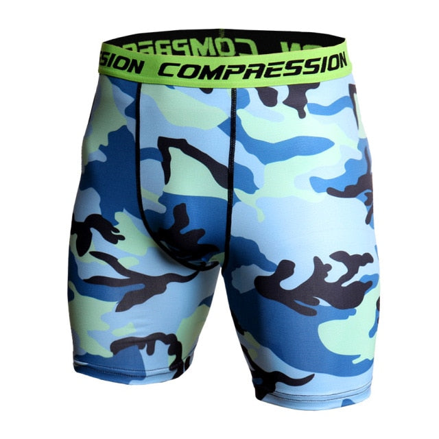 Camoflage Joggers Shorts Men Gyms Quick Dry Compression Short Pants Man’s Shorts Fitness Workout Summer Sweatpants Male Shorts