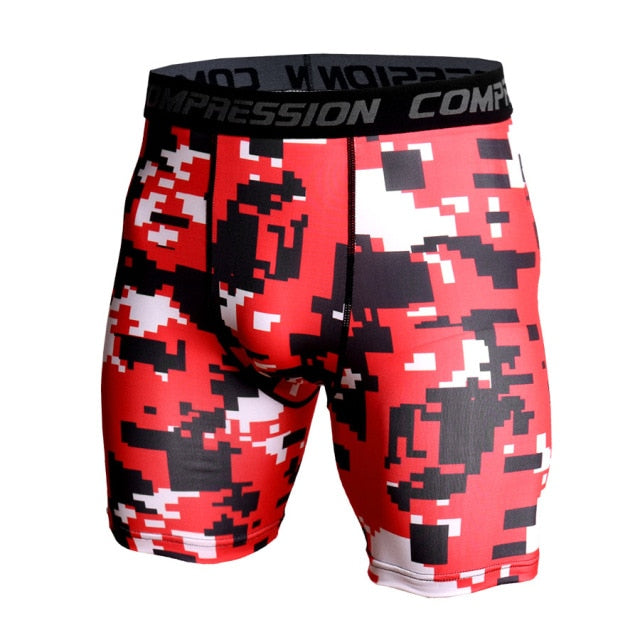 Camoflage Joggers Shorts Men Gyms Quick Dry Compression Short Pants Man’s Shorts Fitness Workout Summer Sweatpants Male Shorts
