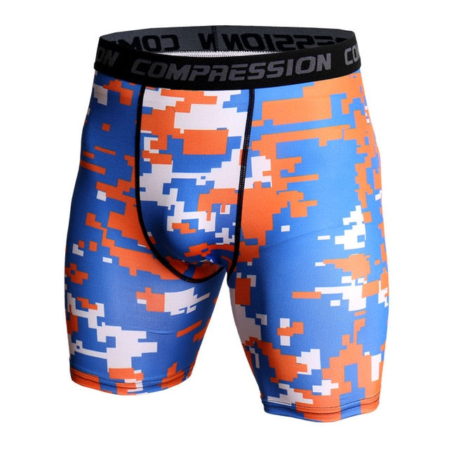 Camoflage Joggers Shorts Men Gyms Quick Dry Compression Short Pants Man’s Shorts Fitness Workout Summer Sweatpants Male Shorts