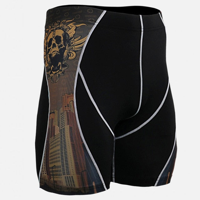 Camoflage Joggers Shorts Men Gyms Quick Dry Compression Short Pants Man’s Shorts Fitness Workout Summer Sweatpants Male Shorts