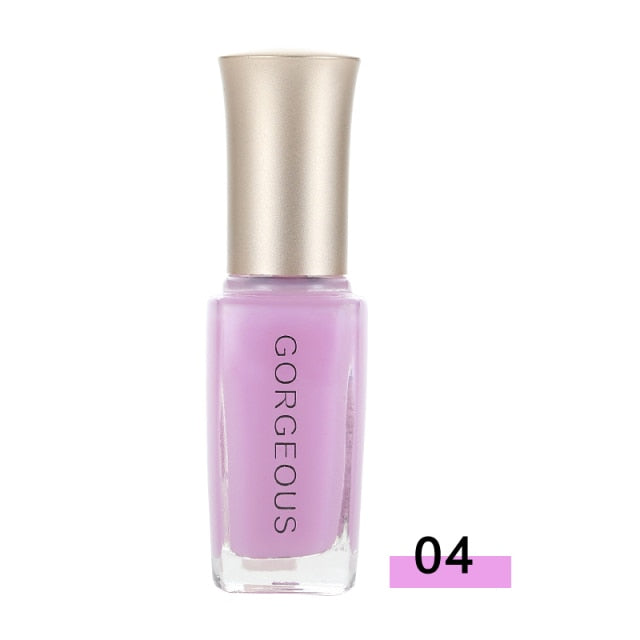 Professional New Fashion Nail Polish Art For Women Translucent Brand Sweet Color Jelly Nail Polish