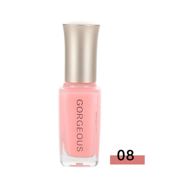 Professional New Fashion Nail Polish Art For Women Translucent Brand Sweet Color Jelly Nail Polish
