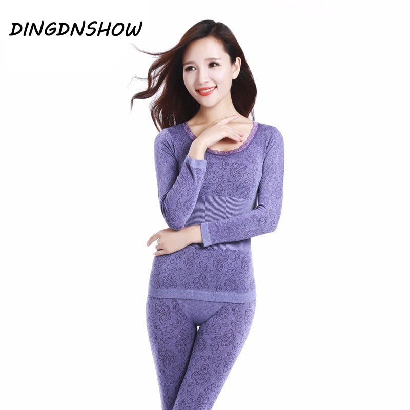 Lace Thermal Underwear Sexy Ladies Seamless Antibacterial Warm – 4388  Premium Fitness