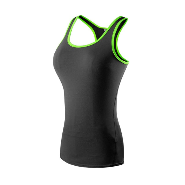 Yoga Shirt Sport Running Quick Dry Vest High elasticity Tight fitting Women GYM Clothing fitness bodybuilding T shirt