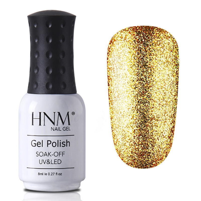 HNM Glitter Bling Gel Nail Polish Soak Off
