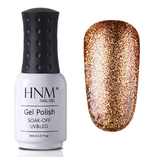 HNM Glitter Bling Gel Nail Polish Soak Off