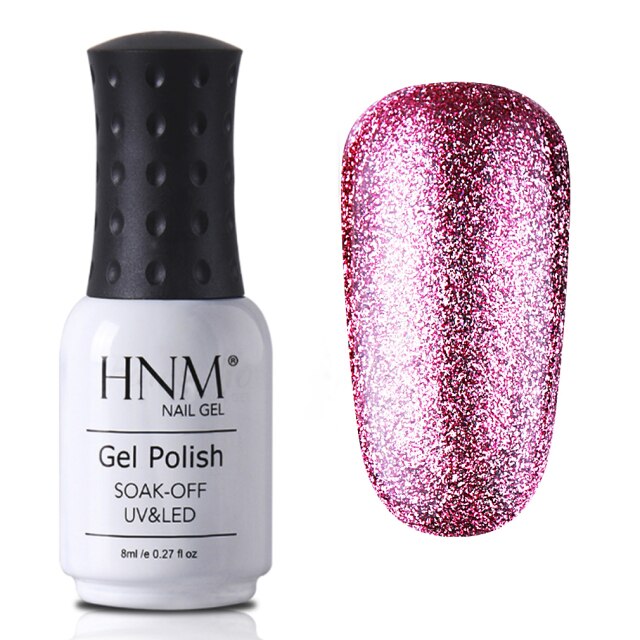 HNM Glitter Bling Gel Nail Polish Soak Off