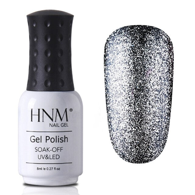 HNM Glitter Bling Gel Nail Polish Soak Off