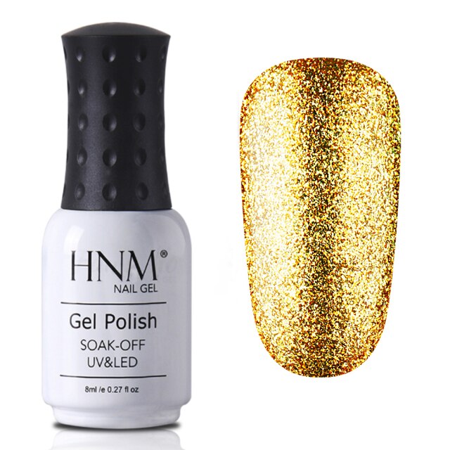 HNM Glitter Bling Gel Nail Polish Soak Off