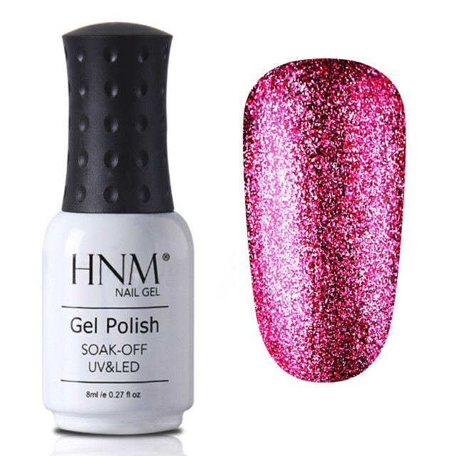 HNM Glitter Bling Gel Nail Polish Soak Off