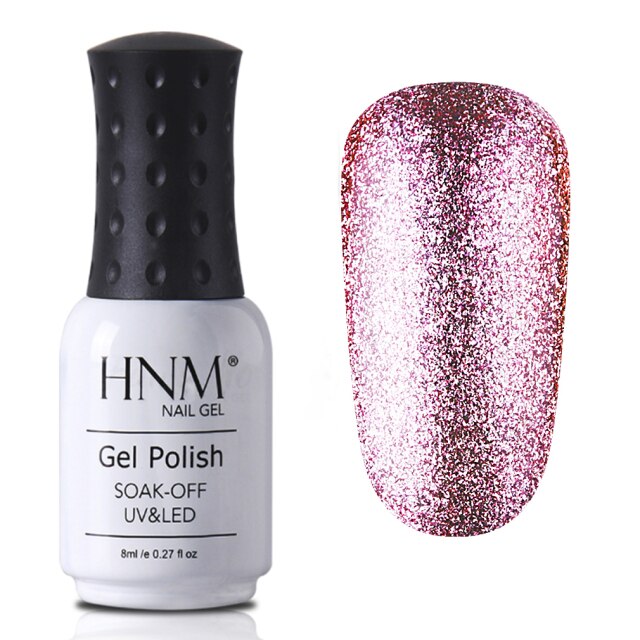 HNM Glitter Bling Gel Nail Polish Soak Off