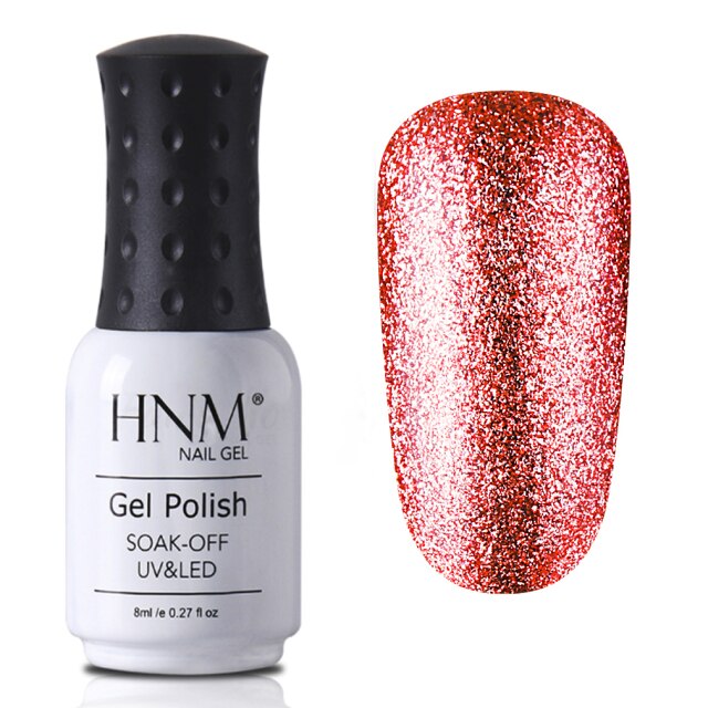 HNM Glitter Bling Gel Nail Polish Soak Off