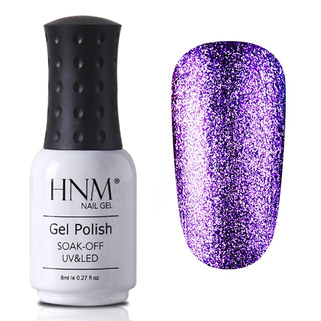HNM Glitter Bling Gel Nail Polish Soak Off