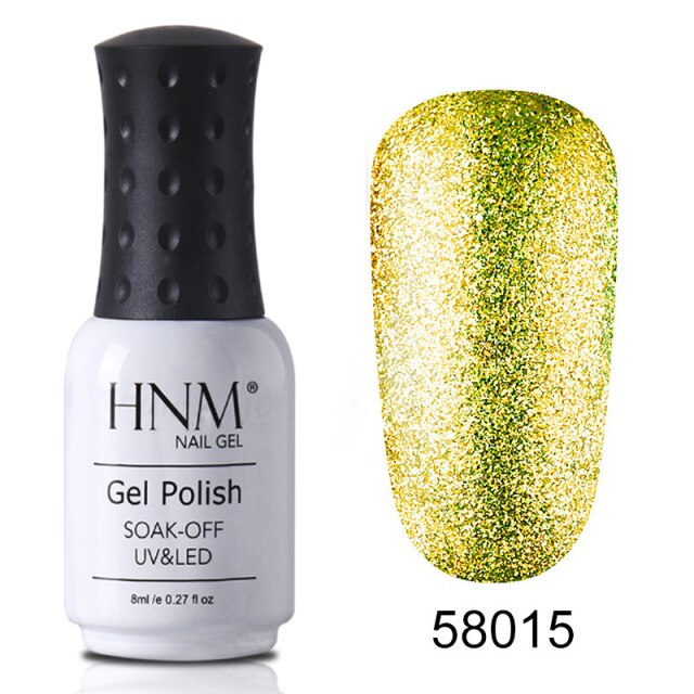 HNM Glitter Bling Gel Nail Polish Soak Off