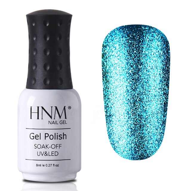 HNM Glitter Bling Gel Nail Polish Soak Off