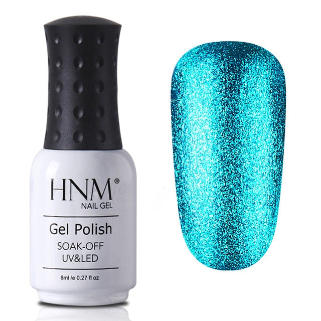 HNM Glitter Bling Gel Nail Polish Soak Off
