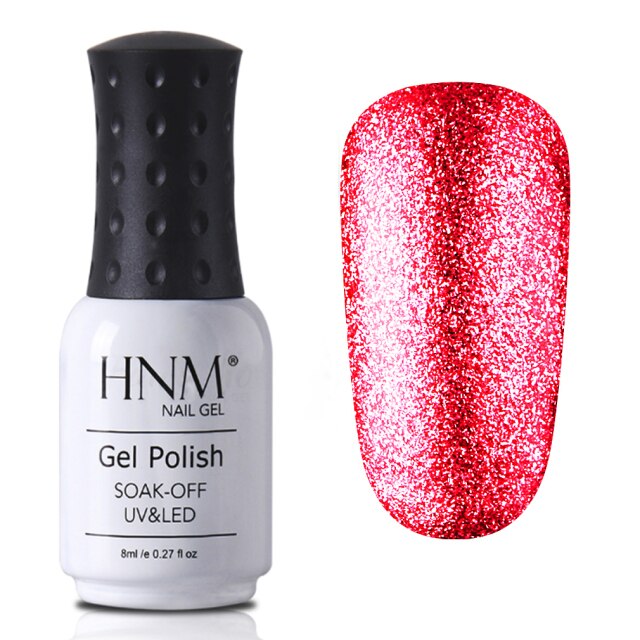 HNM Glitter Bling Gel Nail Polish Soak Off